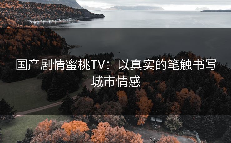 国产剧情蜜桃TV：以真实的笔触书写城市情感